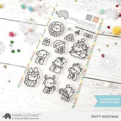 Mama Elephant Clear Stamps - Yappy Woofmas
